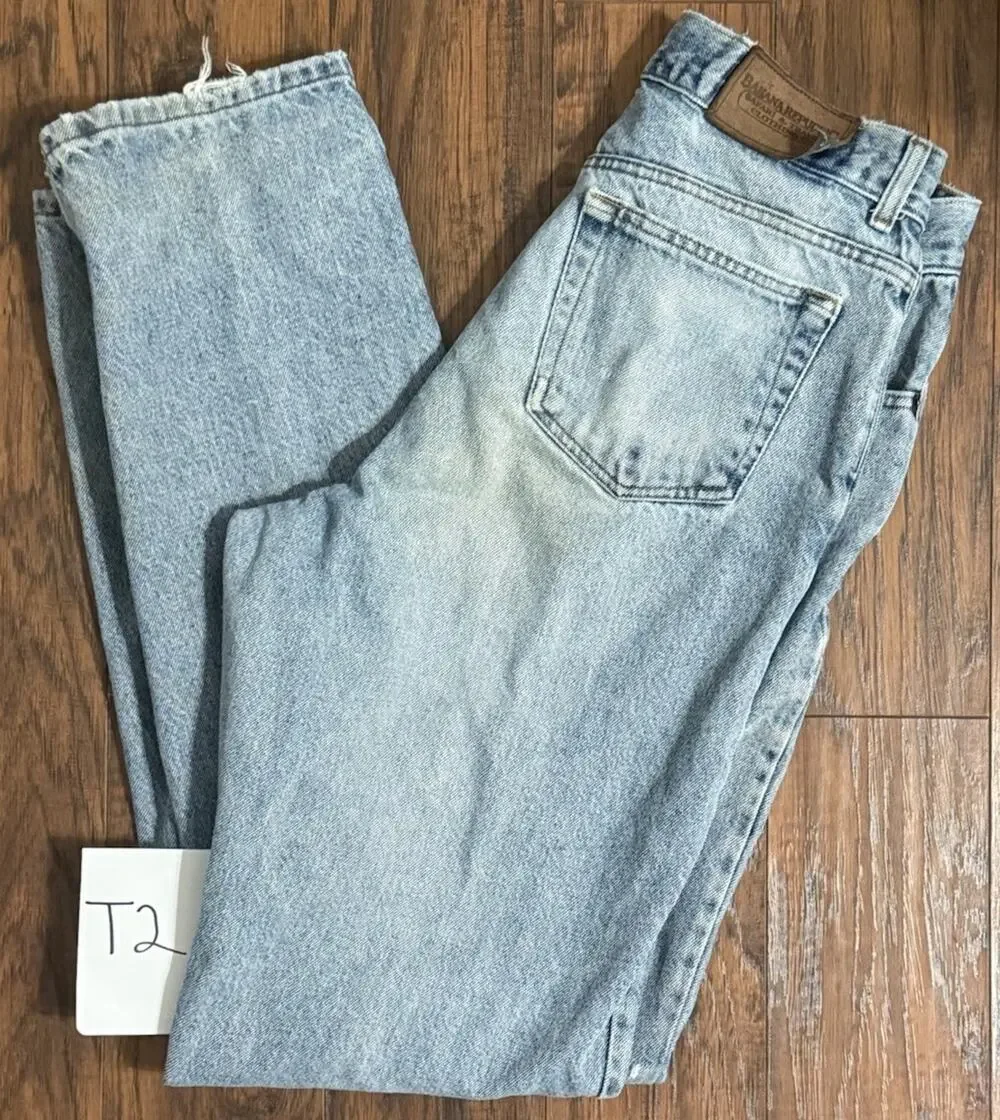 Vintage Banana Republic Safari & Travel Denim Jeans Men's 34x34 Made in USA